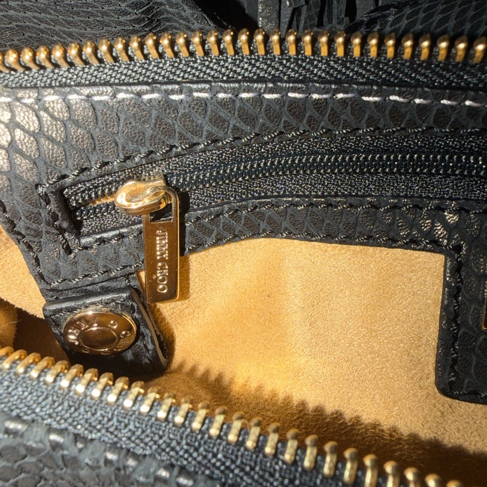 Jimmy Choo Black Fringe Hobo Shoulder Bag EXCELLENT CONDITION - Picture 11 of 16
